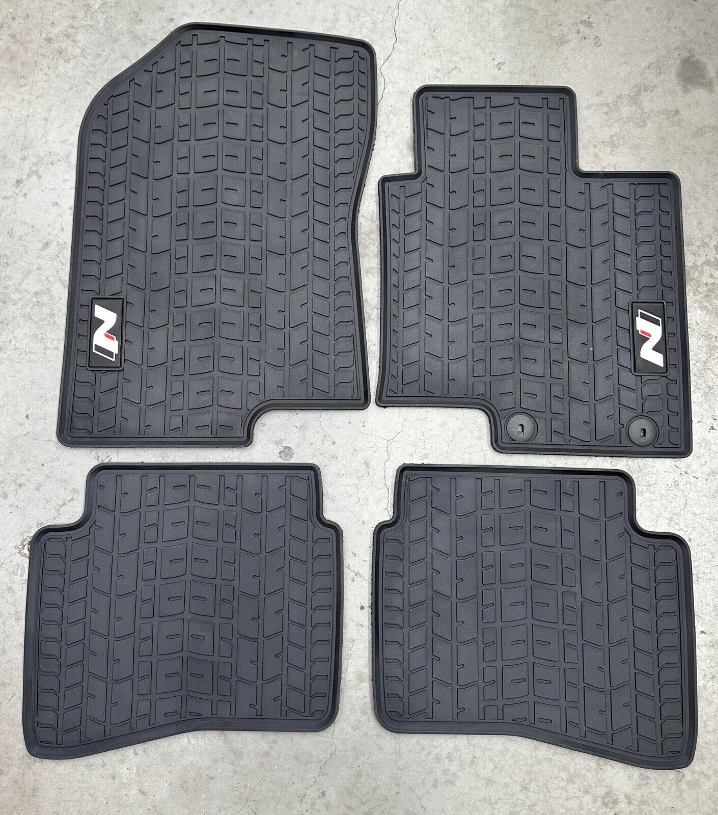 Genuine Hyundai i20 N Tailored Rubber Floor Mat Set of 4