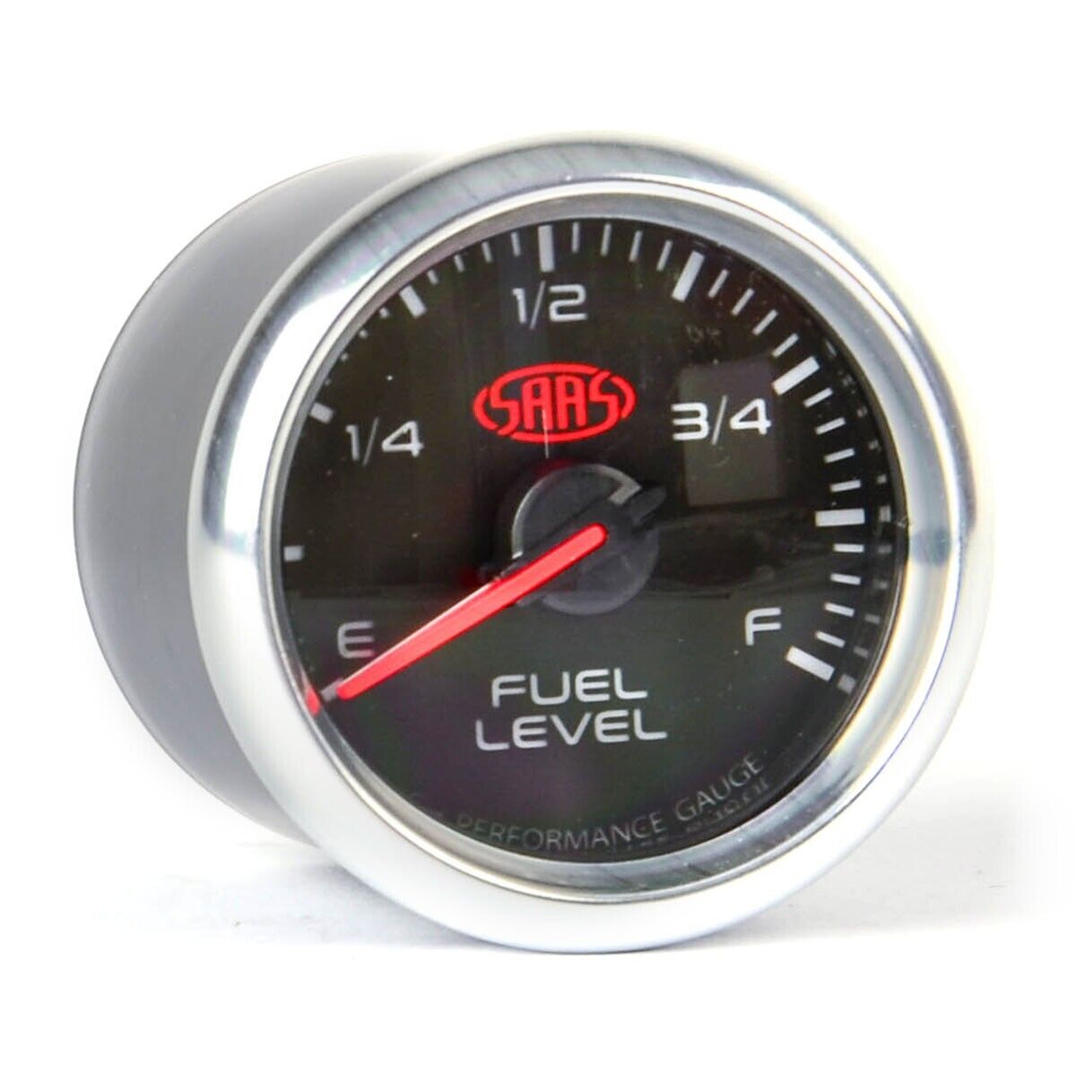 SAAS Fuel Level Gauge 52mm Black Muscle Series 3