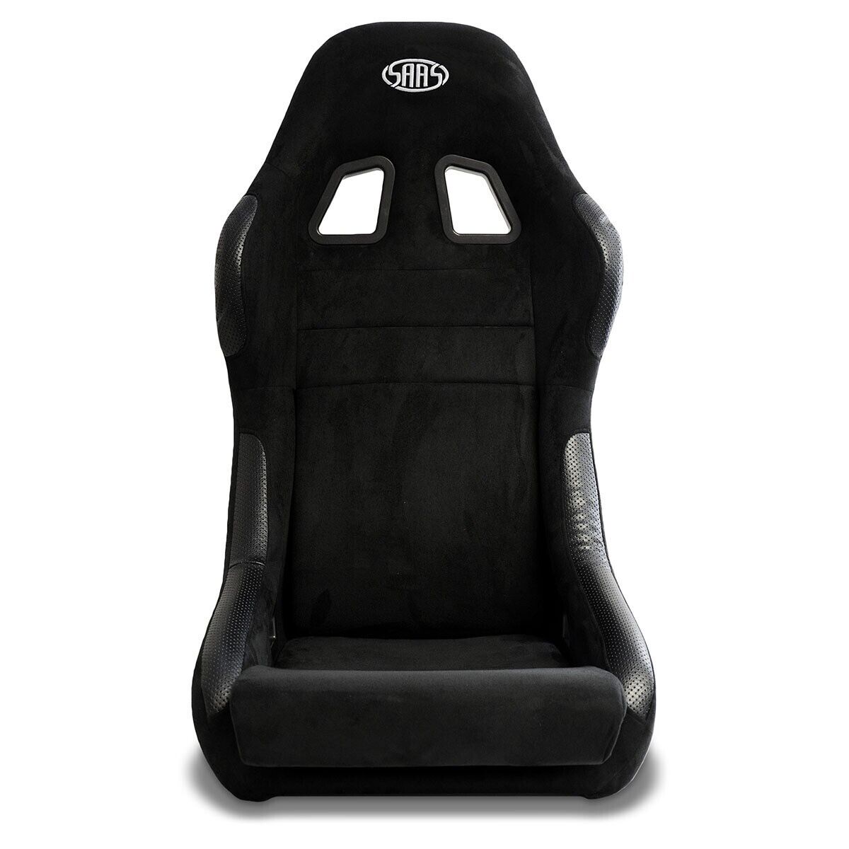 SAAS Seats (2) Fixed Back Mach II Black Suede ADR Compliant