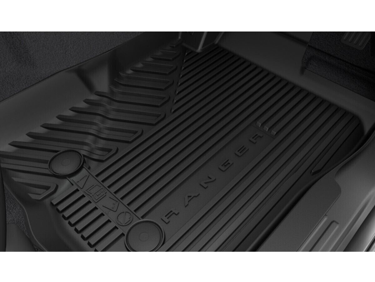 Genuine Ford Next-Gen Ranger Platinum All Weather Floor Mat Set Front & Rear