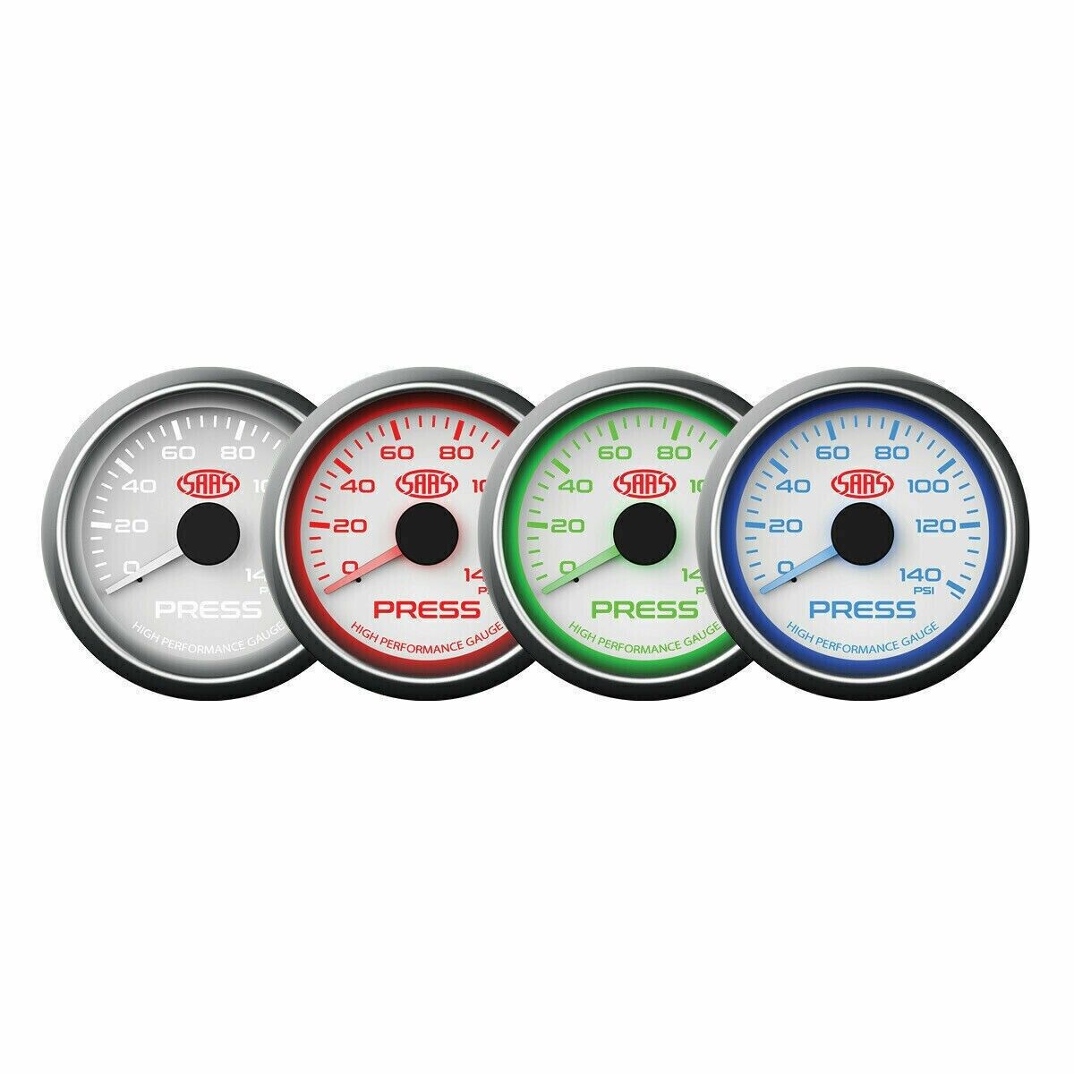 SAAS Gauge Dash Pod Oil Temp & Oil Pressure Gauges for BA BF Falcon XR6 Turbo F6