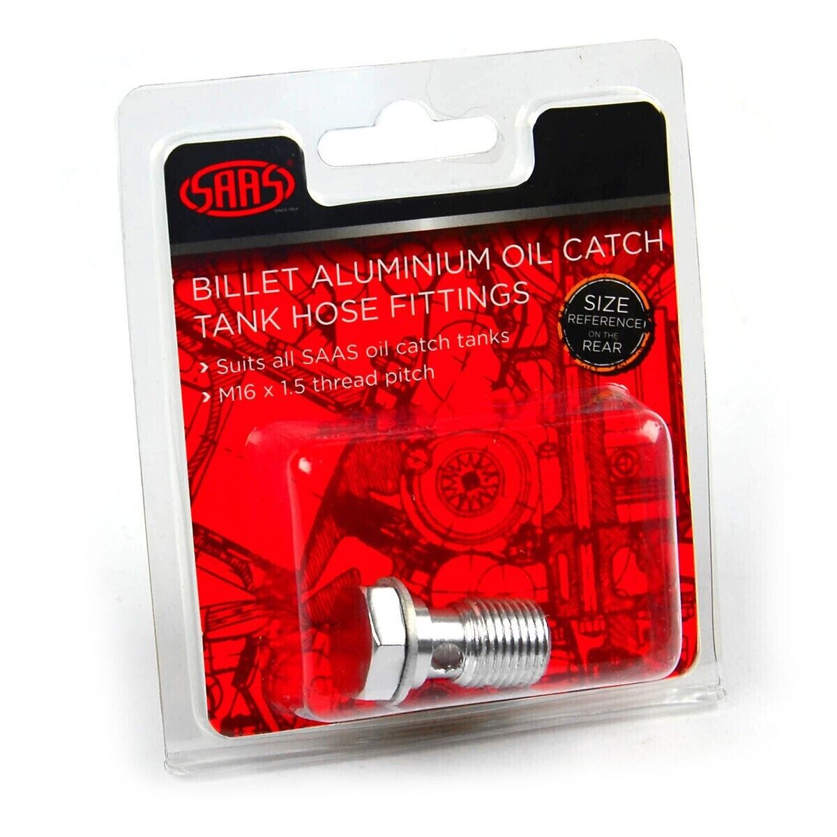 SAAS Catch Tank Banjo Bolt Fitting Billet Aluminium