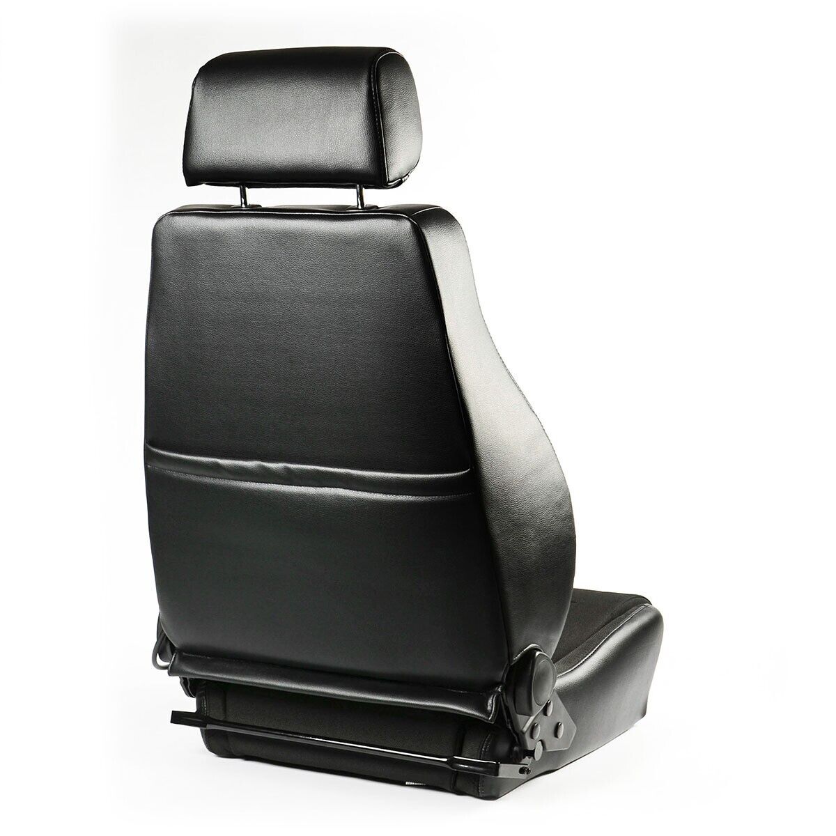 SAAS TRAX 4X4 Seats (2) With Rails Black Cloth / PU ADR Compliant