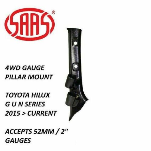 SAAS Pillar Pod Gauge Package for Toyota Hilux GUN GGN 2015> Boost & EGT Gauges