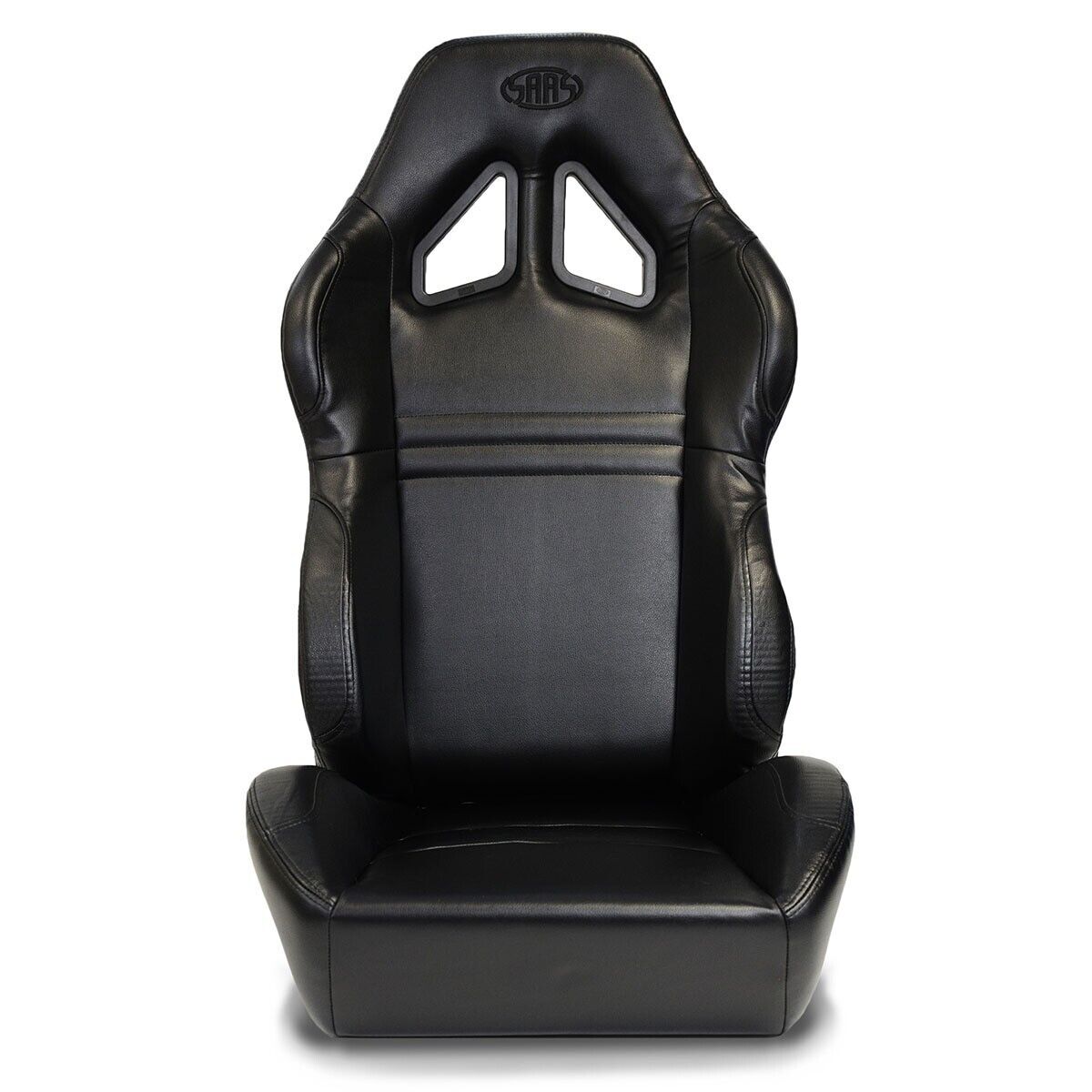 SAAS Seats (2) With Rails Dual Recline Kombat Black PU Leather ADR Compliant