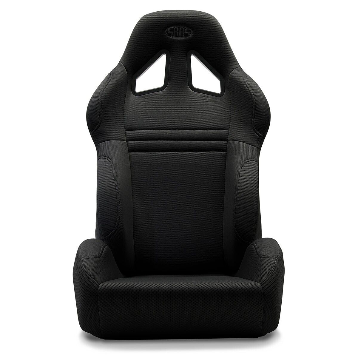 SAAS Kombat Seats (2) With Sliders Dual Recline Black ADR Compliant