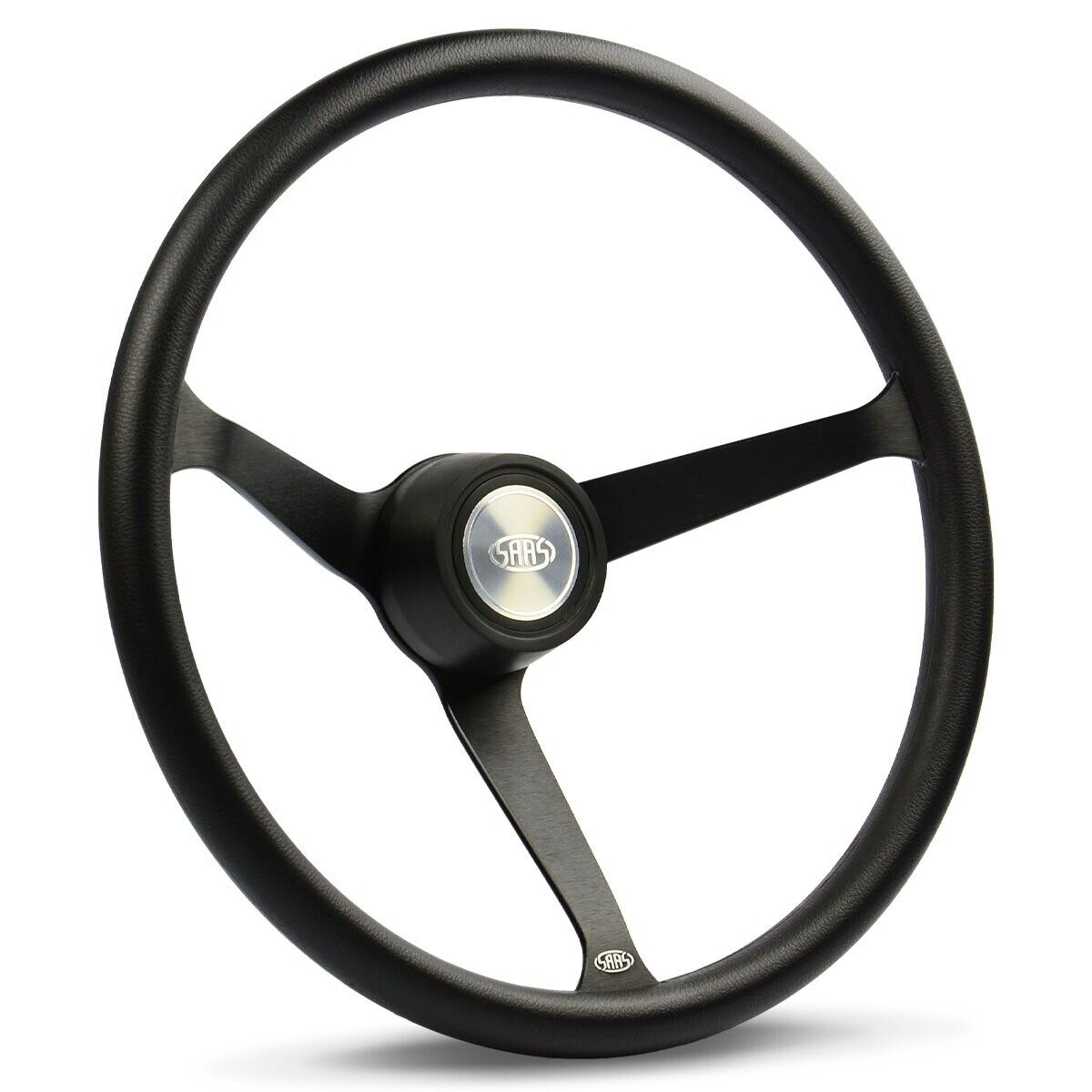 SAAS Deep Dish Steering Wheel Kit Including Deep Dish Horn Button Poly 380mm