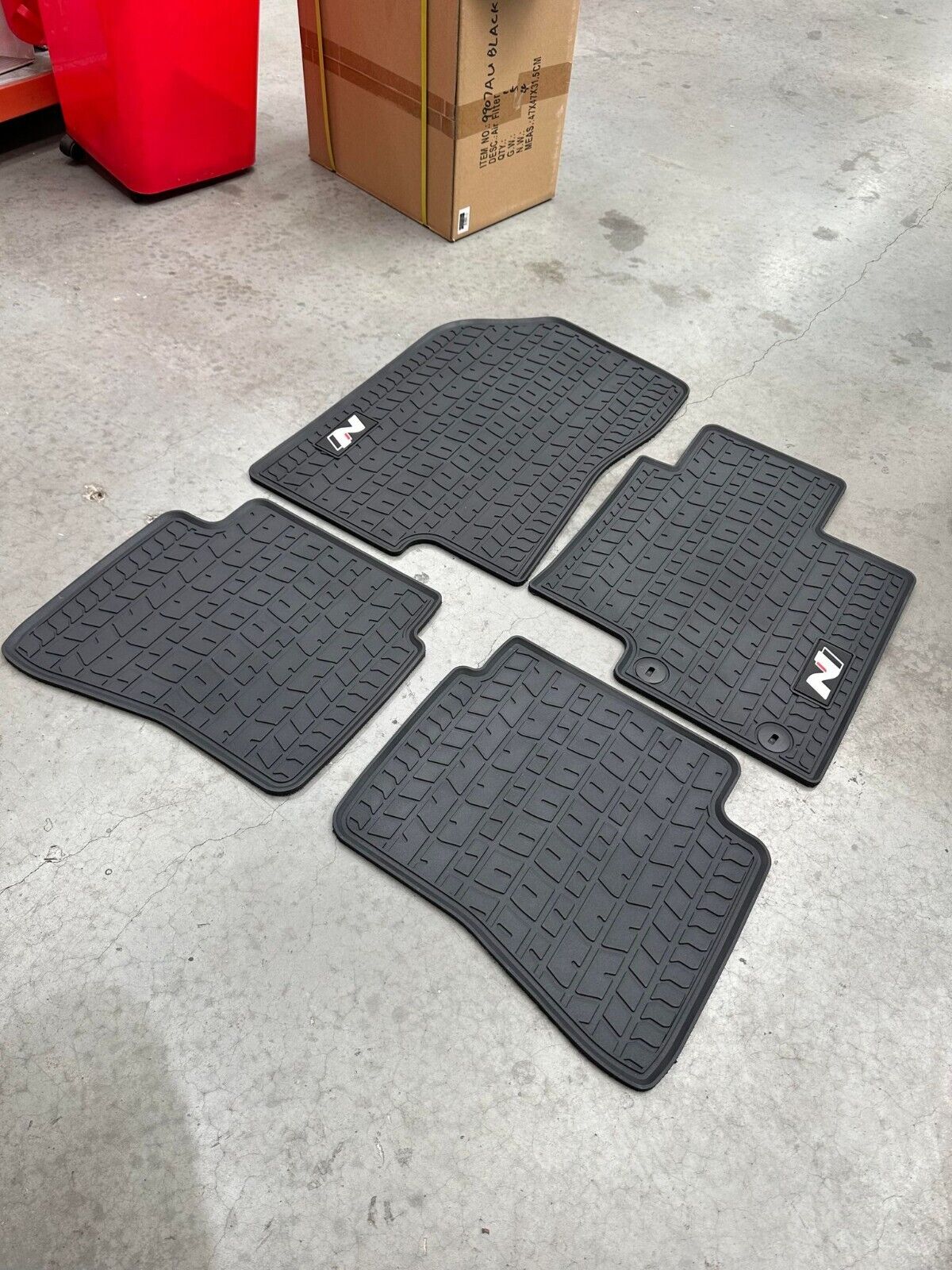 Genuine Hyundai i20 N Tailored Rubber Floor Mat Set of 4