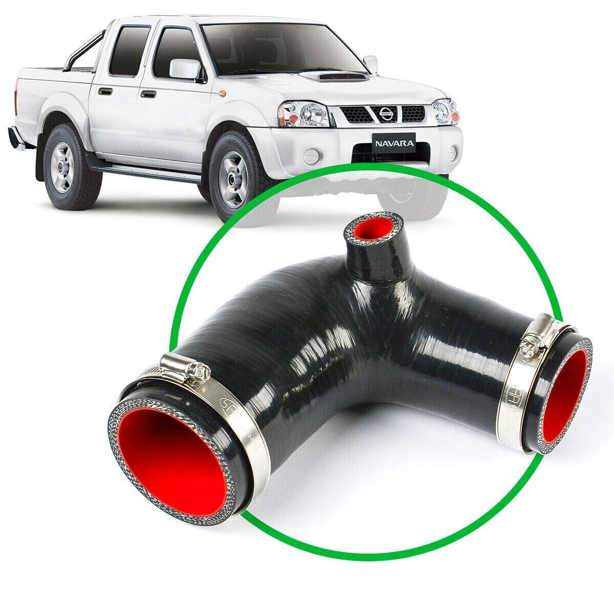 Genuine SAAS Silicone Airbox to Turbo Intake Pipe for Nissan Navara D22 ZD30