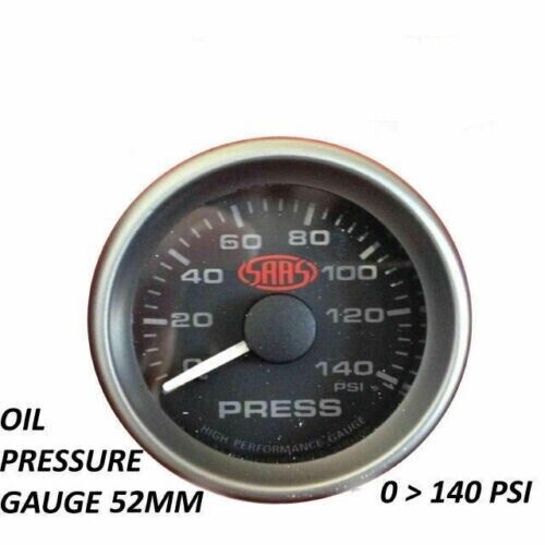 SAAS Pillar Pod Gauge Kit for Subaru WRX 93>2000 Turbo Boost/Oil Pressure Black