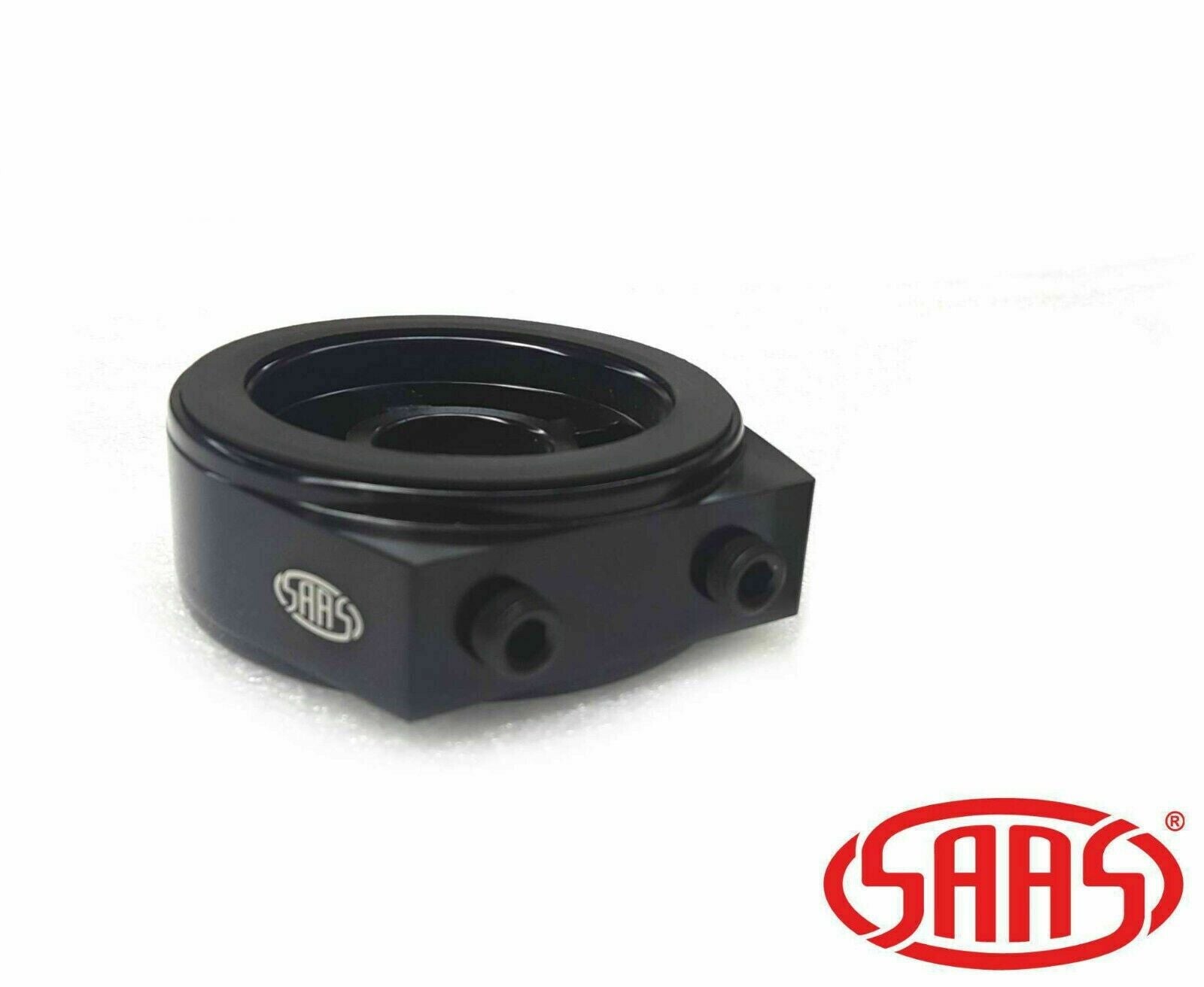 SAAS Black Oil Adapter / Sandwich Plate for Oil Pressure Gauge