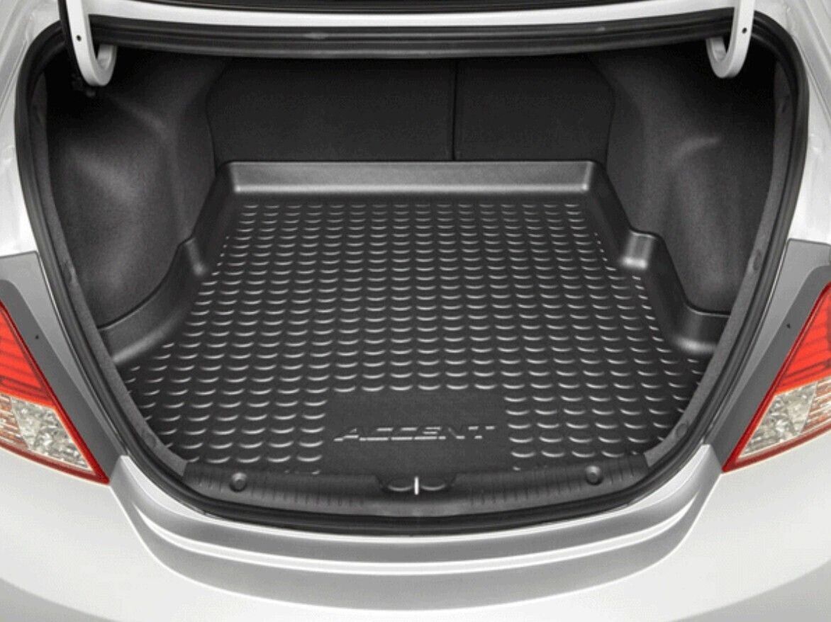 Genuine Hyundai RB Accent Sport Sedan Rubber Cargo Liner Boot Mat 2014 - 2019