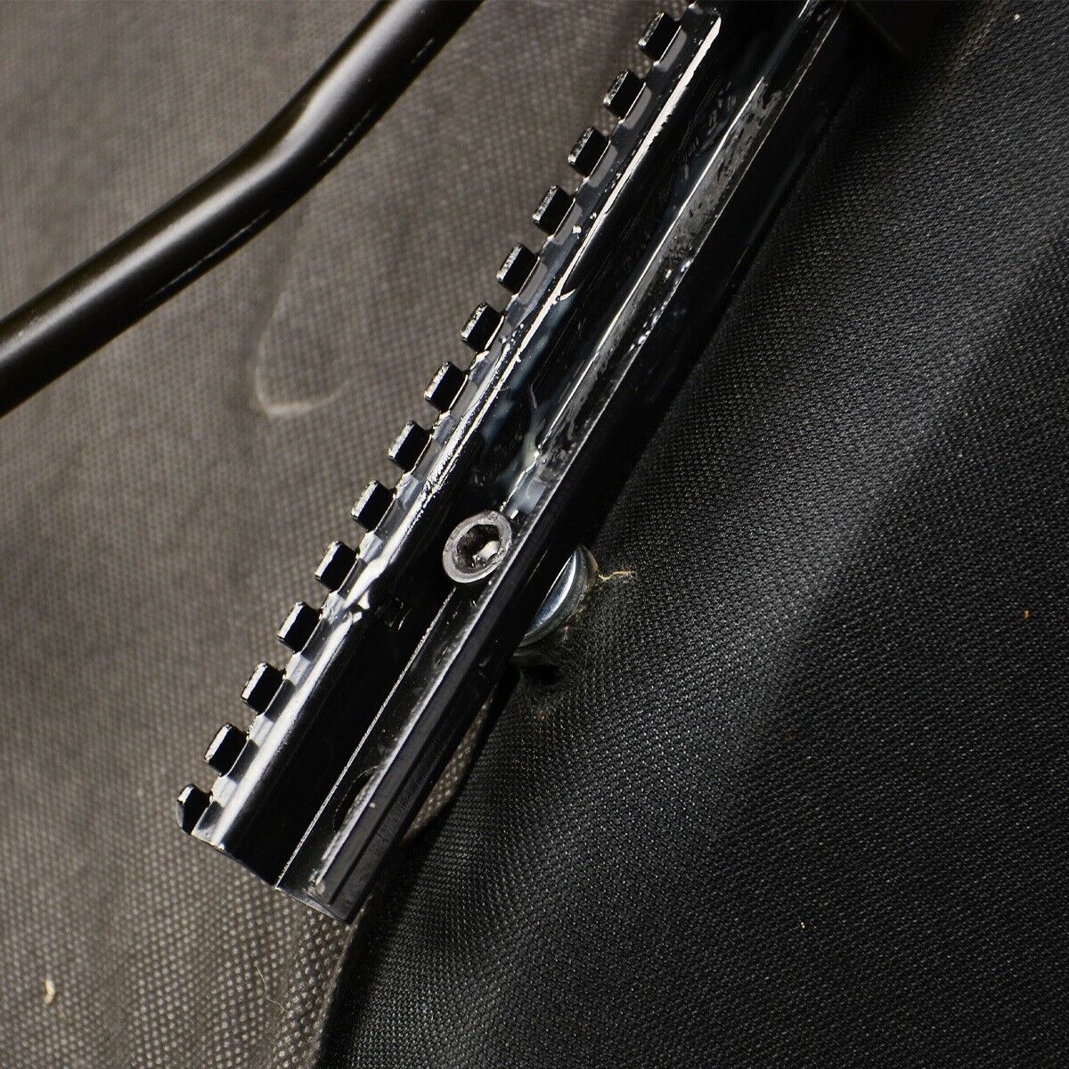 SAAS Trax 4X4 Seat (1) With Rails Premium Black Leather ADR Compliant