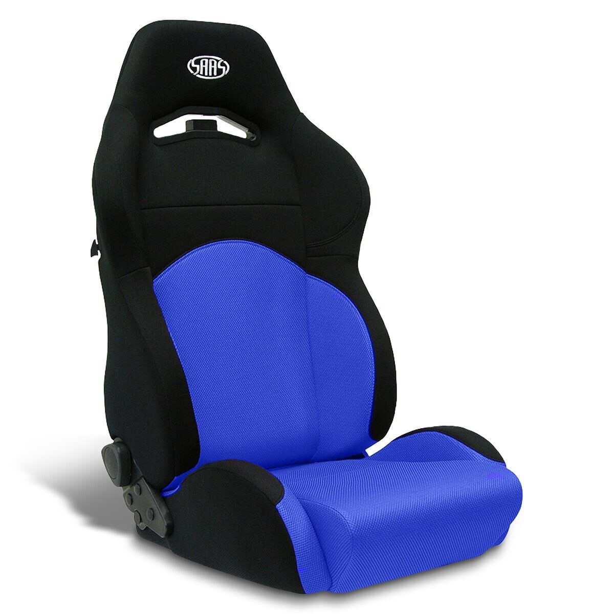 SAAS Universal GT Seat (1) Dual Recline Black/Blue ADR Compliant