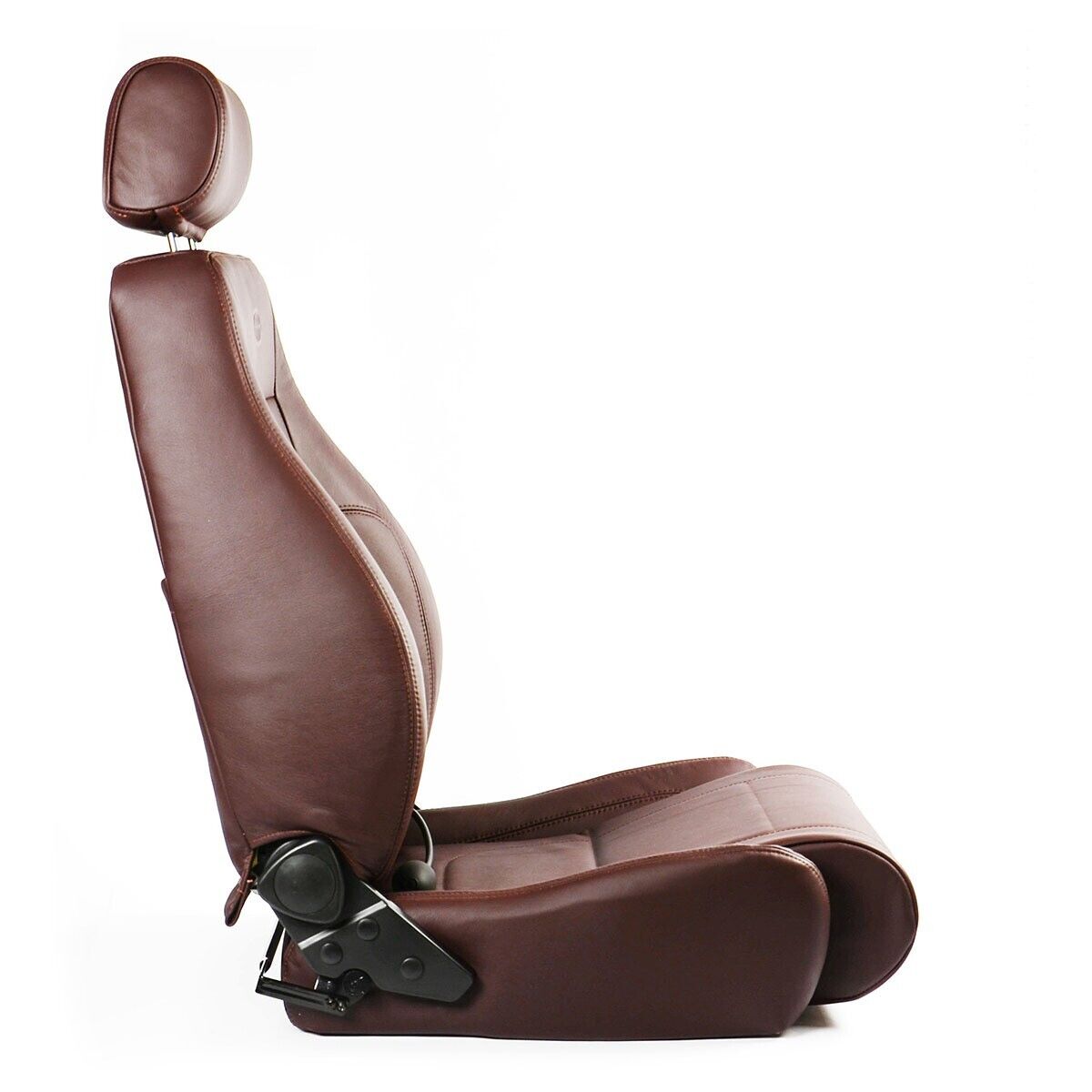 SAAS Trax 4X4 Seats (2) With Rails Premium Brown Leather ADR Compliant