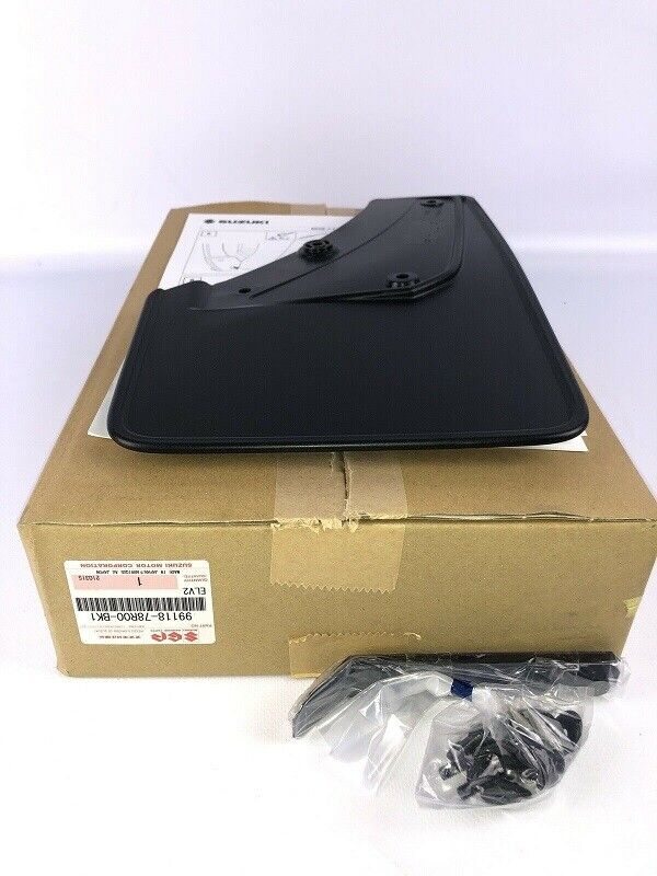 Genuine Suzuki Jimny Mud Flap Set - Front (Black) MY19 Onwards