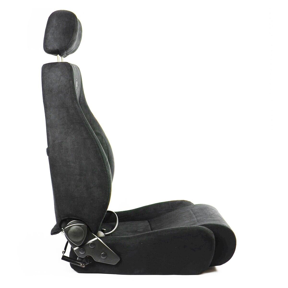 SAAS Trax 4X4 Seat (1) With Rails Black Water Repellant Cloth ADR Compliant