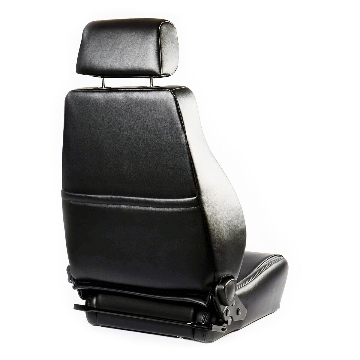 SAAS 4X4 Seats (2) With Rails Black PU ADR Compliant