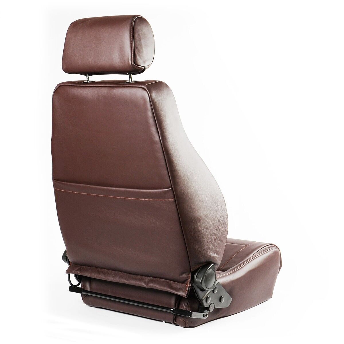 SAAS Trax 4X4 Seats (2) With Rails Premium Brown Leather ADR Compliant